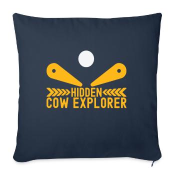 Pinball pinball machine - Sofa pillowcase 17,3'' x 17,3'' (45 x 45 cm) - navy - Front