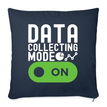 Data Science Data Analyst - Sofa pillowcase 17,3'' x 17,3'' (45 x 45 cm) - navy - Front