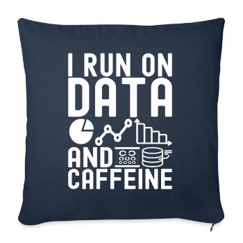 Data Science Data Analyst - Sofa pillowcase 17,3'' x 17,3'' (45 x 45 cm) - navy - Front