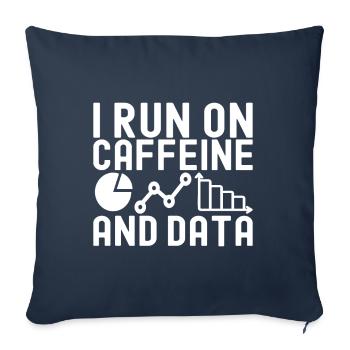 Data Science Data Analyst - Sofa pillowcase 17,3'' x 17,3'' (45 x 45 cm) - navy - Front