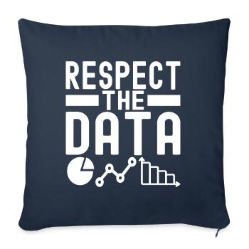 Data Science Data Analyst - Sofa pillowcase 17,3'' x 17,3'' (45 x 45 cm) - navy - Front