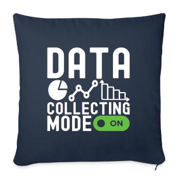 Data Science Data Analyst - Sofa pillowcase 17,3'' x 17,3'' (45 x 45 cm) - navy - Front
