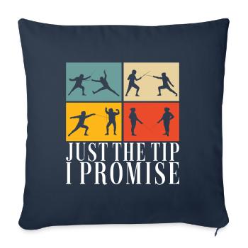 Clôtures Clôtures - Housse de coussin décorative 45 x 45 cm - bleu marine - Devant