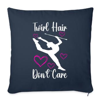 Majorette Gymnastics Majorettes Baton Twirling - Sofa pillowcase 17,3'' x 17,3'' (45 x 45 cm) - navy - Front