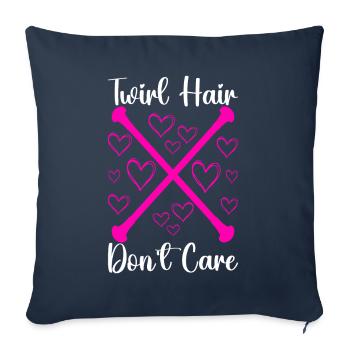 Majorette Gymnastics Majorettes Baton Twirling - Sofa pillowcase 17,3'' x 17,3'' (45 x 45 cm) - navy - Front