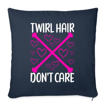 Majorette Gymnastics Majorettes Baton Twirling - Sofa pillowcase 17,3'' x 17,3'' (45 x 45 cm) - navy - Front
