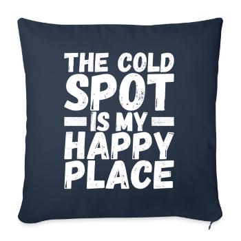 Enquêteur paranormal Chasse aux fantômes - Housse de coussin décorative 45 x 45 cm - bleu marine - Devant