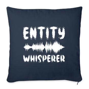Enquêteur paranormal Chasse aux fantômes - Housse de coussin décorative 45 x 45 cm - bleu marine - Devant