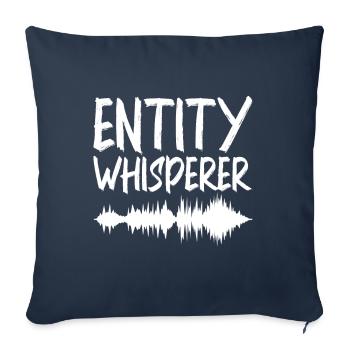 Enquêteur paranormal Chasse aux fantômes - Housse de coussin décorative 45 x 45 cm - bleu marine - Devant