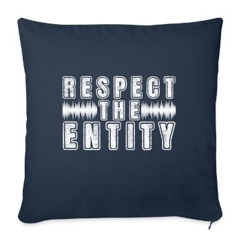 Enquêteur paranormal Chasse aux fantômes - Housse de coussin décorative 45 x 45 cm - bleu marine - Devant