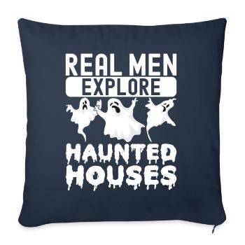 Paranormal Investigator Ghost Hunting - Sofa pillowcase 17,3'' x 17,3'' (45 x 45 cm) - navy - Front