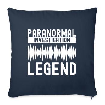 Paranormal Investigator Ghost Hunting - Sofa pillowcase 17,3'' x 17,3'' (45 x 45 cm) - navy - Front