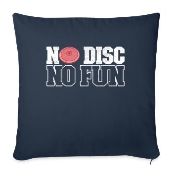 Lancer du disque Lancer du disque - Housse de coussin décorative 45 x 45 cm - bleu marine - Devant