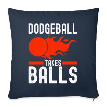 Ballon chasseur Ballon chasseur - Housse de coussin décorative 45 x 45 cm - bleu marine - Devant