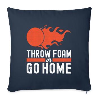Ballon chasseur Ballon chasseur - Housse de coussin décorative 45 x 45 cm - bleu marine - Devant