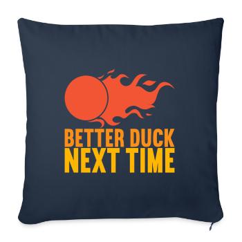 Ballon chasseur Ballon chasseur - Housse de coussin décorative 45 x 45 cm - bleu marine - Devant