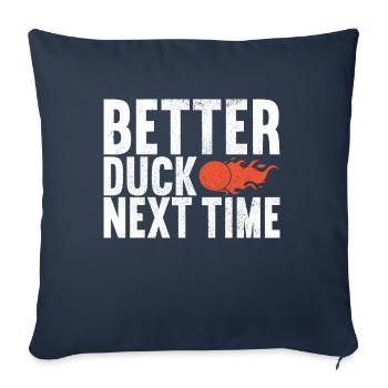 Ballon chasseur Ballon chasseur - Housse de coussin décorative 45 x 45 cm - bleu marine - Devant