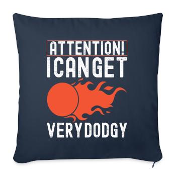 Ballon chasseur Ballon chasseur - Housse de coussin décorative 45 x 45 cm - bleu marine - Devant