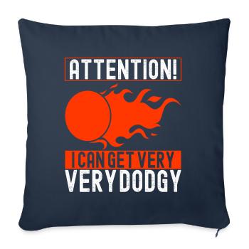 Ballon chasseur Ballon chasseur - Housse de coussin décorative 45 x 45 cm - bleu marine - Devant