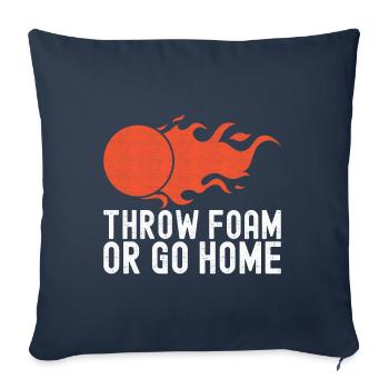 Ballon chasseur Ballon chasseur - Housse de coussin décorative 45 x 45 cm - bleu marine - Devant