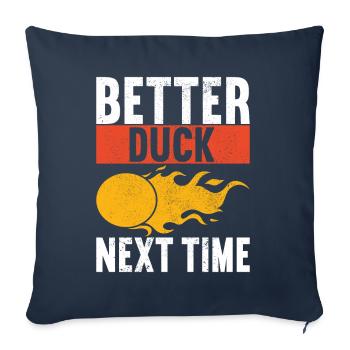 Ballon chasseur Ballon chasseur - Housse de coussin décorative 45 x 45 cm - bleu marine - Devant