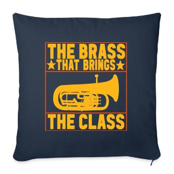 Euphonium Euphoniumspieler - Sofakissenbezug 45 x 45 cm - Navy - Vorne