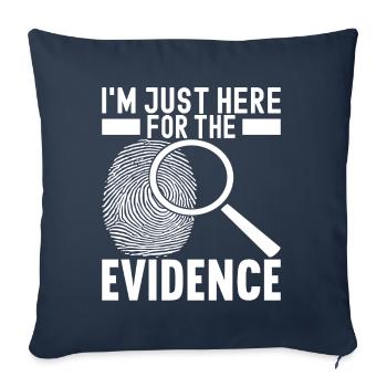 Forensics Forensic Scientist - Sofa pillowcase 17,3'' x 17,3'' (45 x 45 cm) - navy - Front