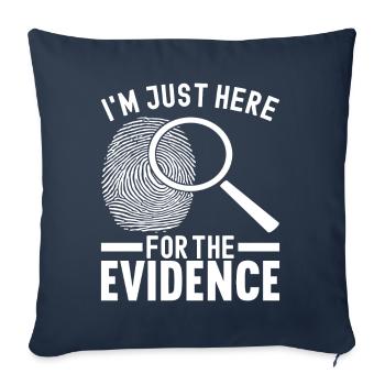 Forensics Forensic Scientist - Sofa pillowcase 17,3'' x 17,3'' (45 x 45 cm) - navy - Front