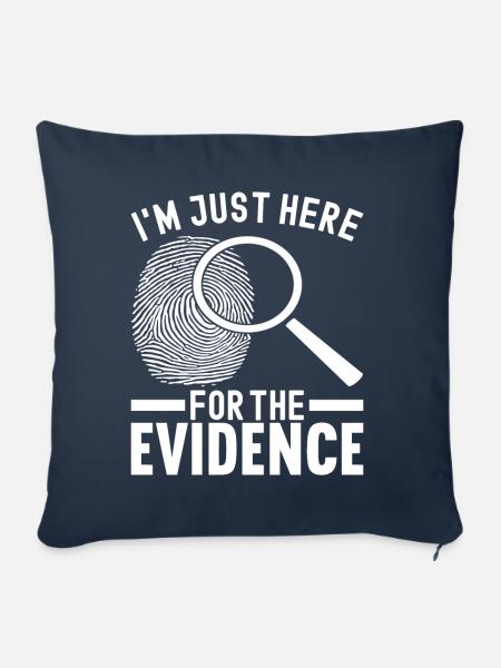 Forensik Forensiker - Sofakissenbezug 45 x 45 cm - Navy