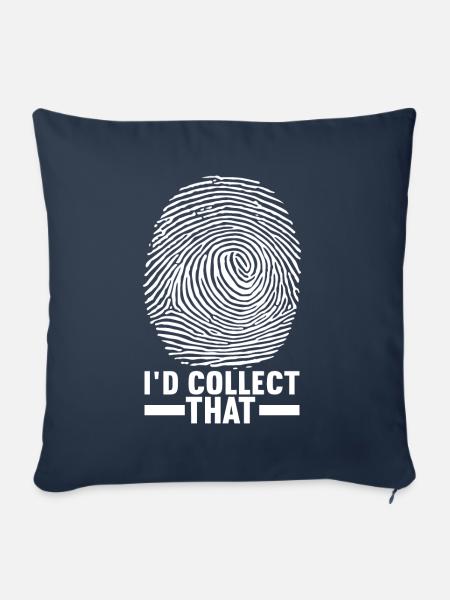 Forensik Forensiker - Sofakissenbezug 45 x 45 cm - Navy