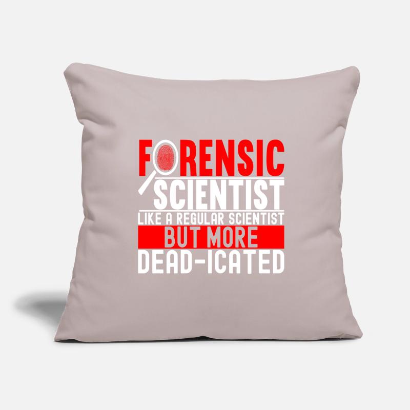Forensics Forensic Scientist Sofa pillowcase 17,3'' x 17,3'' (45 x 45 cm)