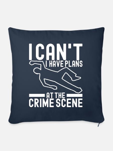 Forensik Forensiker - Sofakissenbezug 45 x 45 cm - Navy