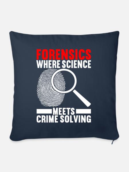 Forensik Forensiker - Sofakissenbezug 45 x 45 cm - Navy