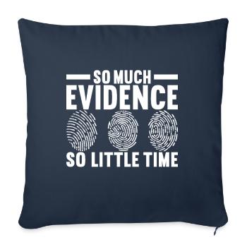 Forensics Forensic Scientist - Sofa pillowcase 17,3'' x 17,3'' (45 x 45 cm) - navy - Front