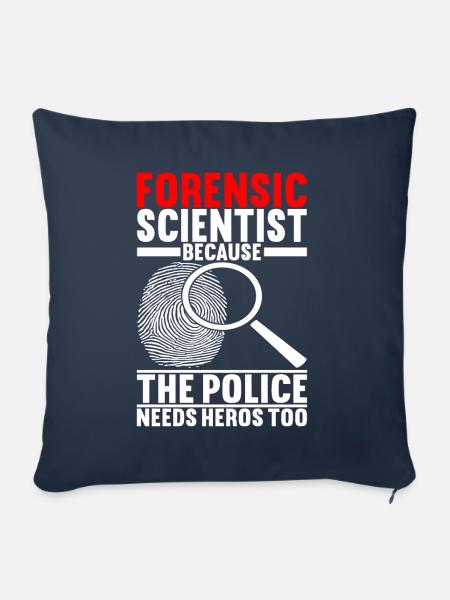 Forensik Forensiker - Sofakissenbezug 45 x 45 cm - Navy