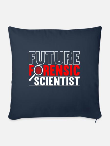Forensik Forensiker - Sofakissenbezug 45 x 45 cm - Navy