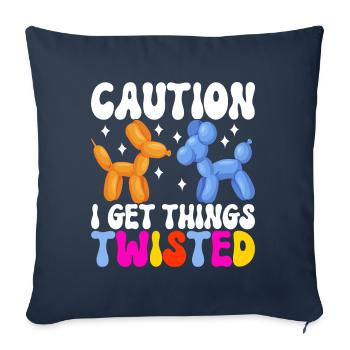 Balloon Animal Balloon Twisting - Sofa pillowcase 17,3'' x 17,3'' (45 x 45 cm) - navy - Front