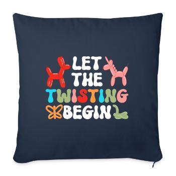 Ballontier Balloon Twisting - Sofakissenbezug 45 x 45 cm - Navy - Vorne