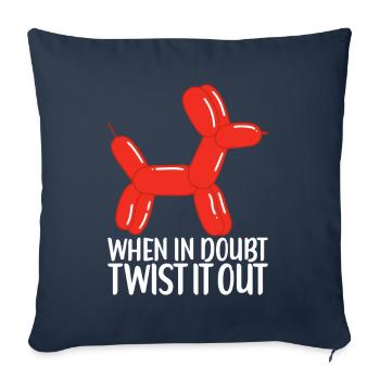 Balloon Animal Balloon Twisting - Sofa pillowcase 17,3'' x 17,3'' (45 x 45 cm) - navy - Front