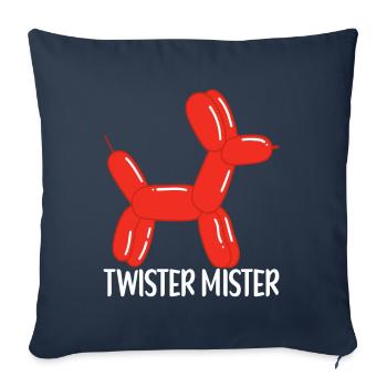 Ballontier Balloon Twisting - Sofakissenbezug 45 x 45 cm - Navy - Vorne
