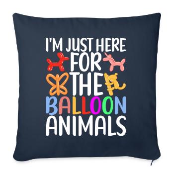 Ballontier Balloon Twisting - Sofakissenbezug 45 x 45 cm - Navy - Vorne
