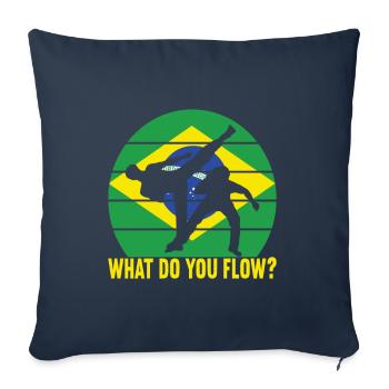 Capoeira Capoeirista - Sofa pillowcase 17,3'' x 17,3'' (45 x 45 cm) - navy - Front