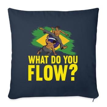 Capoeira Capoeirista - Sofa pillowcase 17,3'' x 17,3'' (45 x 45 cm) - navy - Front