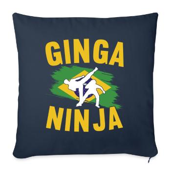 Capoeira Capoeirista - Sofa pillowcase 17,3'' x 17,3'' (45 x 45 cm) - navy - Front