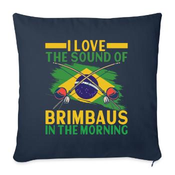 Capoeira Capoeirista - Sofa pillowcase 17,3'' x 17,3'' (45 x 45 cm) - navy - Front