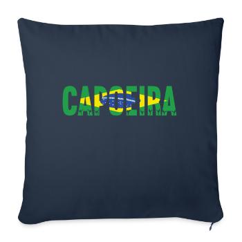 Capoeira Capoeirista - Sofa pillowcase 17,3'' x 17,3'' (45 x 45 cm) - navy - Front