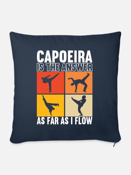 Capoeira Capoeirista - Sofakissenbezug 45 x 45 cm - Navy