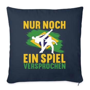 Capoeira Capoeirista - Sofa pillowcase 17,3'' x 17,3'' (45 x 45 cm) - navy - Front