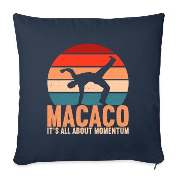 Capoeira Capoeirista - Sofa pillowcase 17,3'' x 17,3'' (45 x 45 cm) - navy - Front