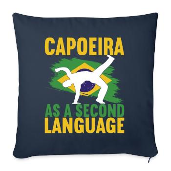 Capoeira Capoeirista - Sofa pillowcase 17,3'' x 17,3'' (45 x 45 cm) - navy - Front